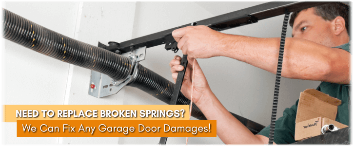 Broken Garage Door Spring Somerville NJ